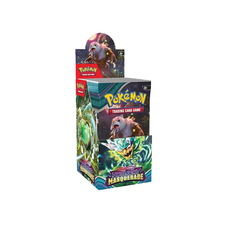 Caja 18 Sobres Mascarada Crepuscular Pokémon