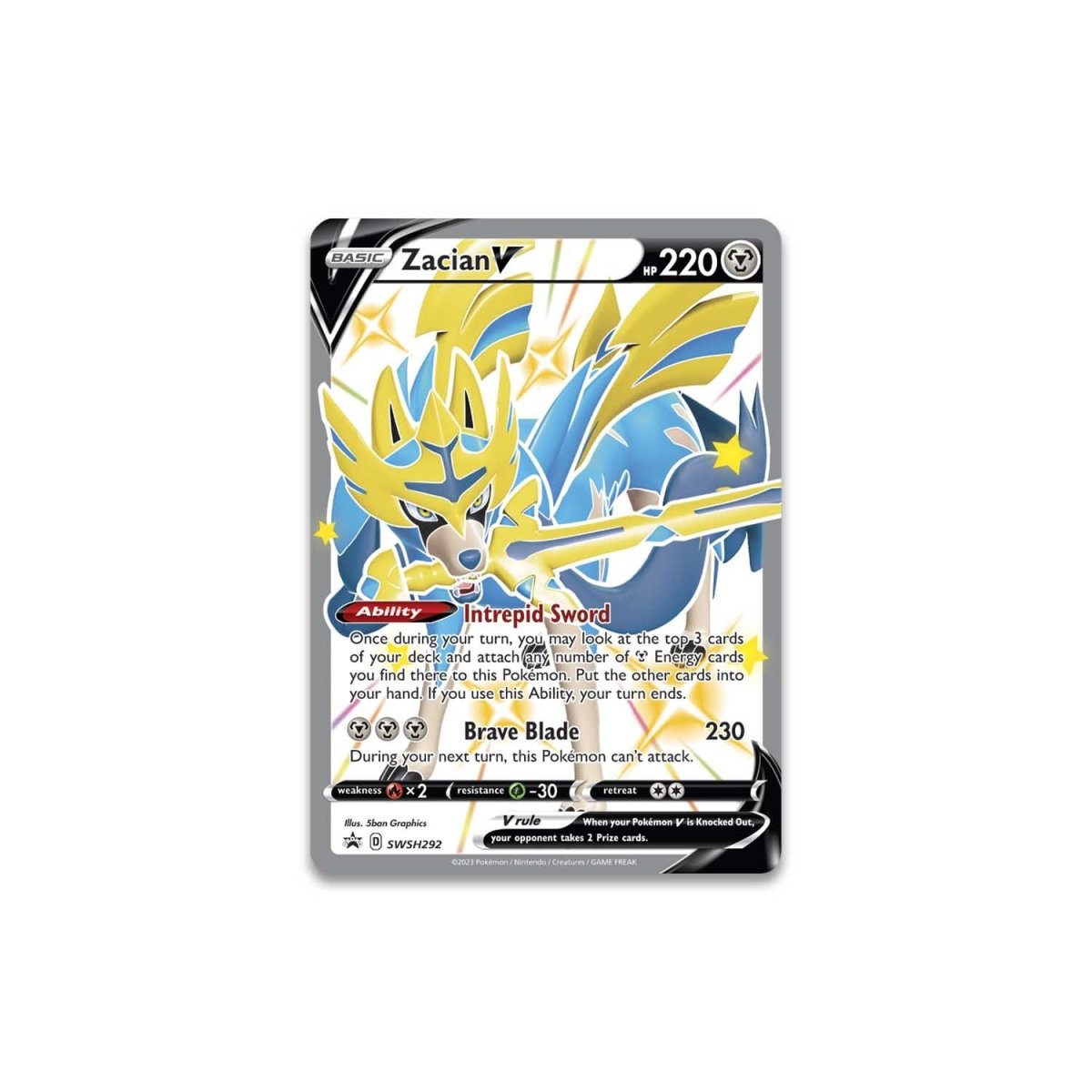 Colección de Figuras Premium Zacian Brillante