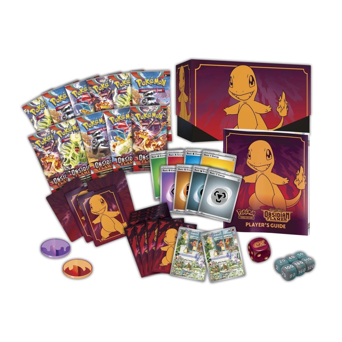 Caja de Entrenador Élite Pokémon TCG: Escarlata y Violeta - Llamas de Obsidiana
