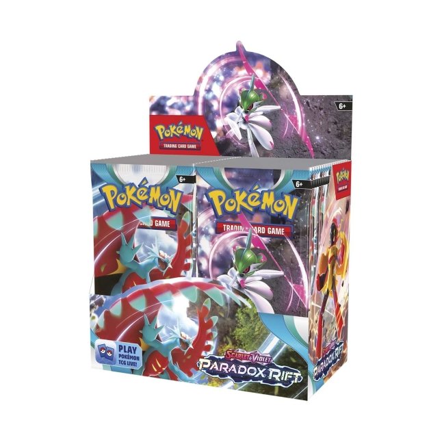 Caja de booster de Paradox Rift de Pokémon TCG: Scarlet y Violet