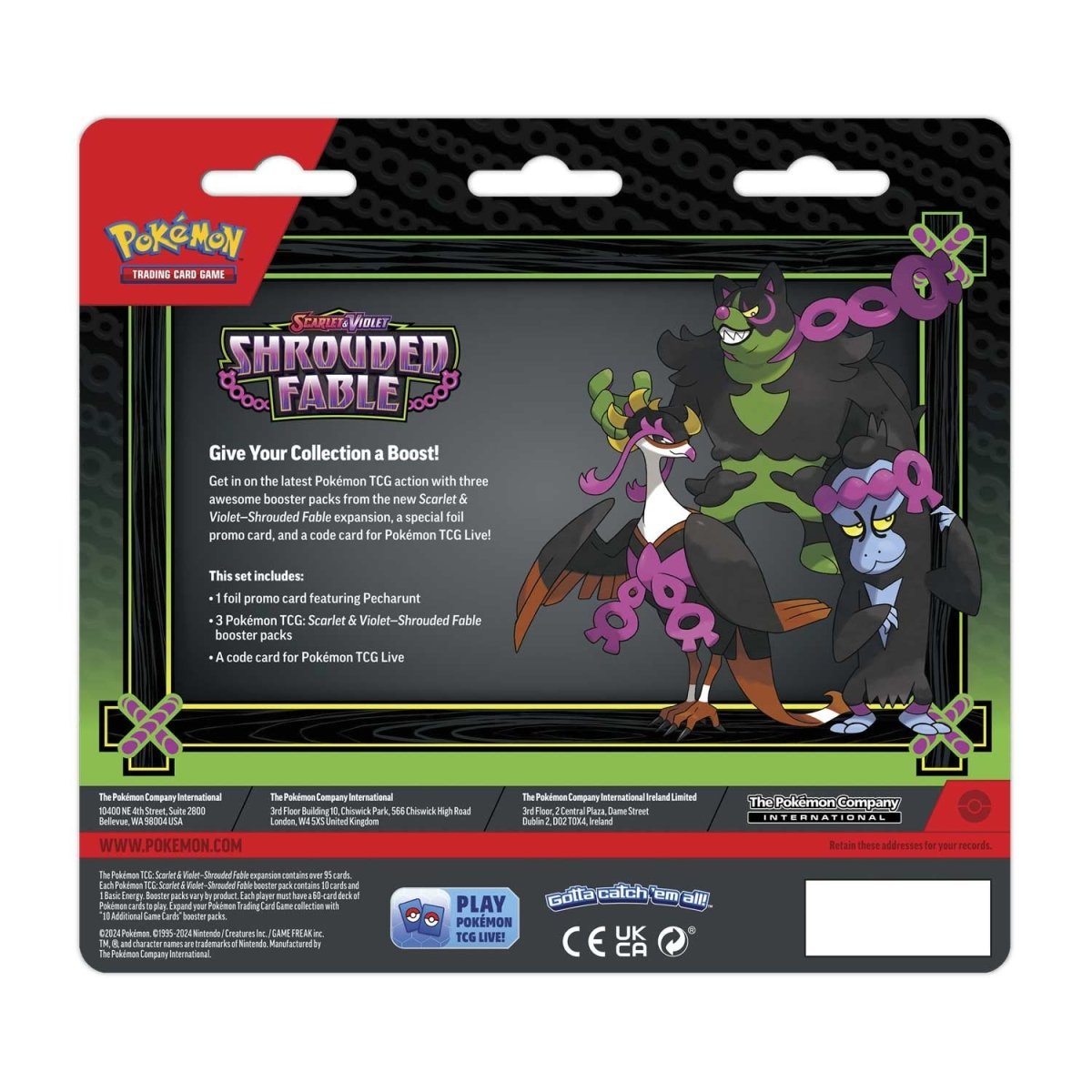 Pokemon TCG: Scarlet y Violet - Fable Ensombrecida