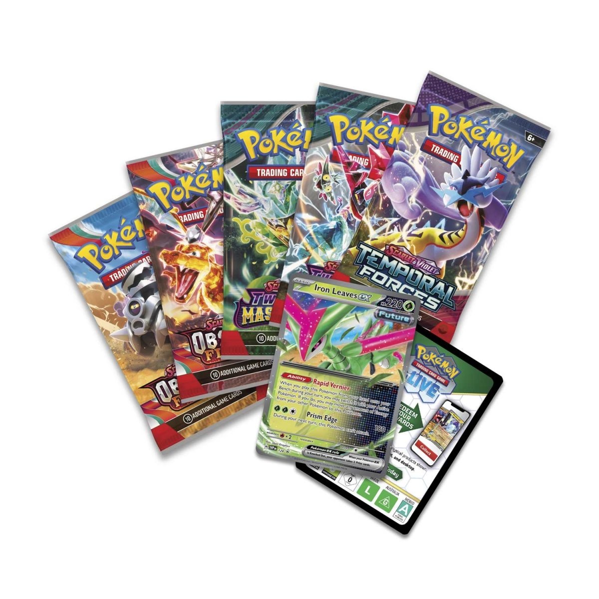 Pokémon TCG Paradox Clash Lata de Hierbas de Hierro ex