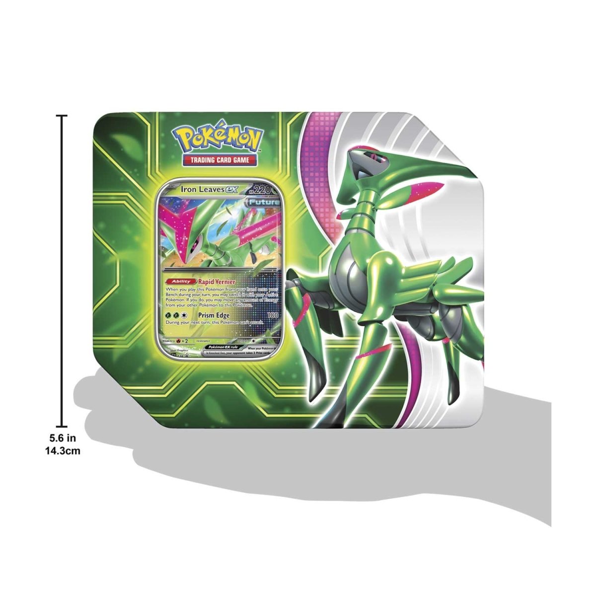 Pokémon TCG Paradox Clash Lata de Hierbas de Hierro ex