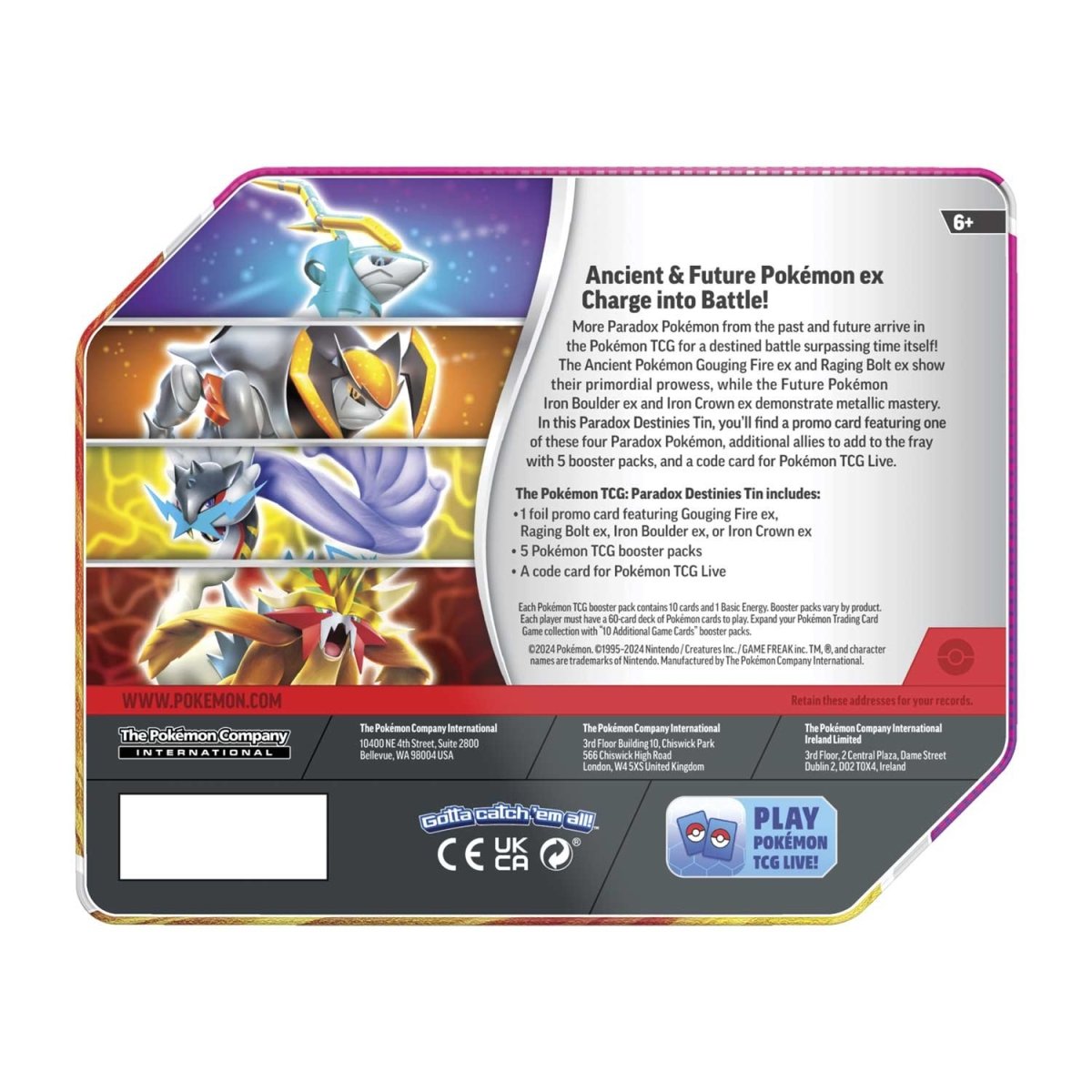 Lata Pokémon Paradox Destinies