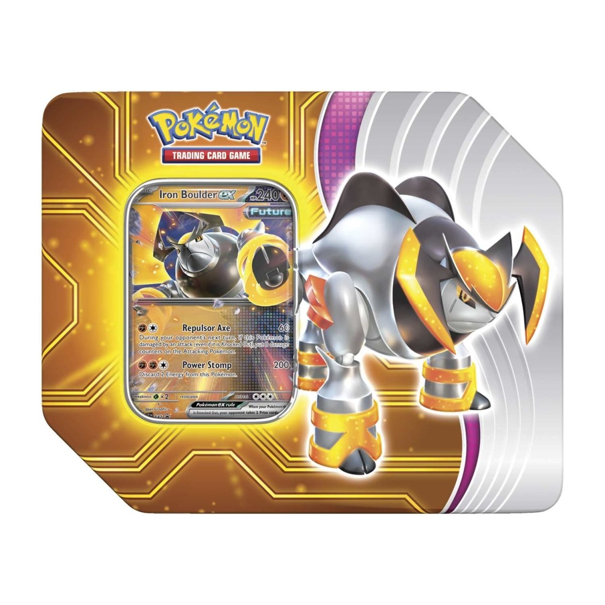 Lata de Paradox Destinies de Pokémon TCG