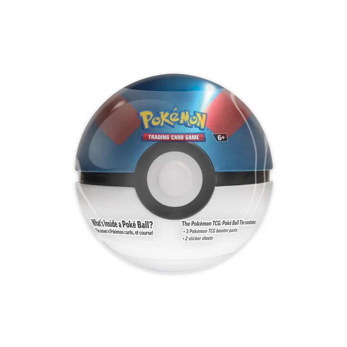 Lata Gran Bola de Pokémon TCG